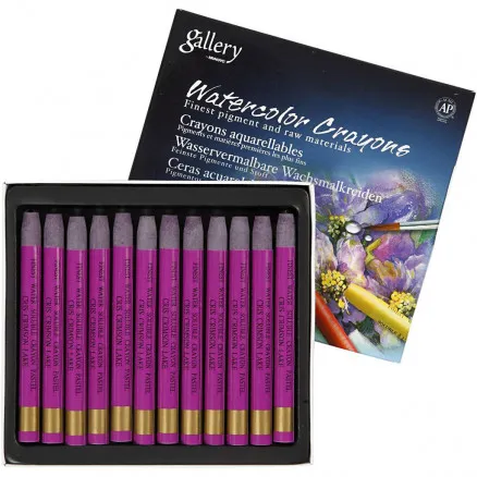 Gallery Aquarell, dunkelrosa (314), L: 9,3 cm, 12 Stk./1 Pkg.