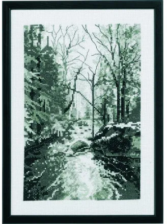 Permin Stickset Skovbækken 21x29cm