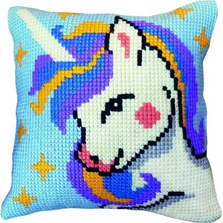 Permin Stickset Einhorn Stramaj m/Garn 35x35cm