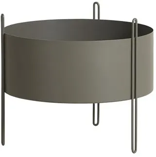 Woud Pidestall Blumentopf Mittel Taupe