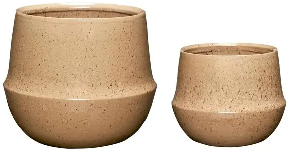 Hübsch Vibe Blumentopf Sand Set aus 2 Stück.