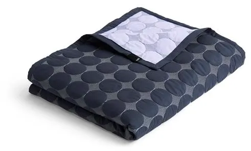 HAY Mega Dot Organic Bettüberwurf 195x245 Midnight Blue