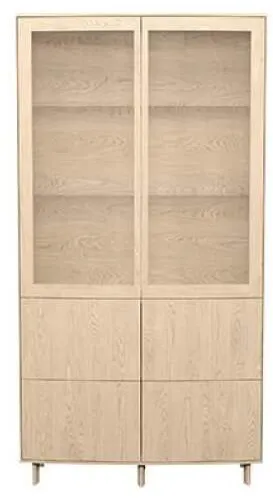 Skovby SM410 Vitrine - Lackierte Eiche